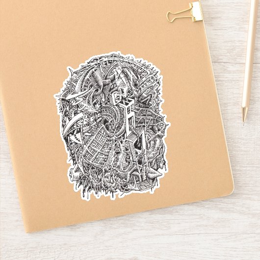 Weirdhead、Brian Benson Vinyl Stickerより シール (ノートブック)