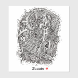 Weirdhead、Brian Benson Vinyl Stickerより シール