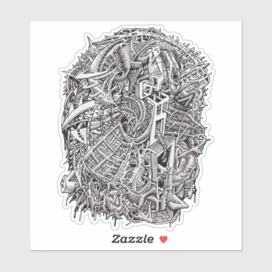 Weirdhead、Brian Benson Vinyl Stickerより シール (シート)