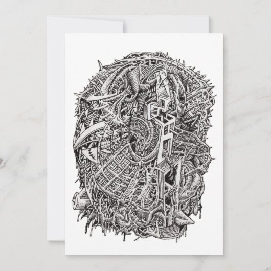 Weirdhead by Brian Benson Flat Card (正面)