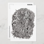 Weirdhead by Brian Benson Flat Card (正面/裏面)