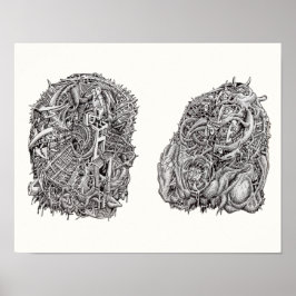 Weirdheads by Brian Benson ポスター