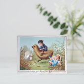 Weirdly Charming Vintage New Year ポストカード (スタンド正面)