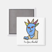 WEIRDOSのおもしろい悩ましい漫画 マグネット (正面/裏面)