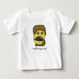 WEIRDOSのおもしろい飢えた漫画 ベビーTシャツ