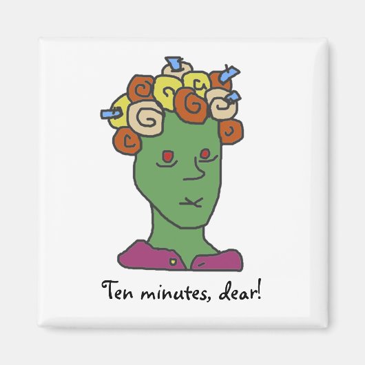 WEIRDOS眠おもしろいい漫画 マグネット (正面)