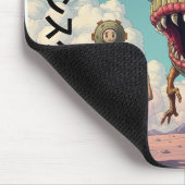 Weired monster from Japan Strange cartoon boys マウスパッド (コーナー)