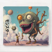 Weired monster from Japan Strange cartoon boys マウスパッド (正面)