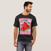 Weirore Aesthetic Kawaii Watermelon Eyes Winged Ey Tシャツ (正面フル)
