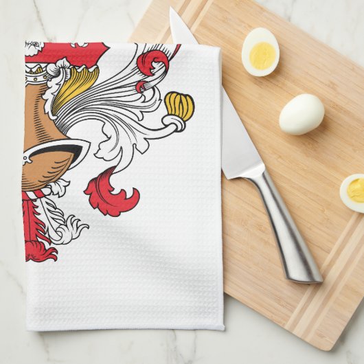 Weissの家紋 キッチンタオル (四つ折り)