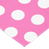 Weiß gepunktetes Muster テーブルクロス (アングル)