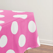 Weiß gepunktetes Muster テーブルクロス (インサイチュ)