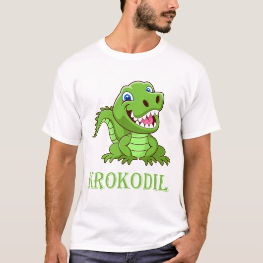 weiß Krokodil Tシャツ (正面)