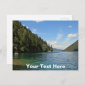 Weissensee、オーストリアのカスタマイズ可能はがき ポストカード (正面/裏面)