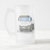 weißer Baustellen LKW フロストグラスビールジョッキ (左)