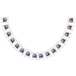 Weißes Einhorn mit Flügeln - Magic Queen バンティングフラッグ