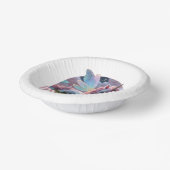 Weißes Einhorn mit Flügeln - Magic Queen ペーパーボウル (傾斜あり)