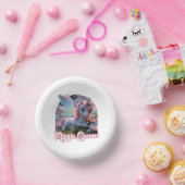 Weißes Einhorn mit Flügeln - Magic Queen ペーパーボウル (パーティー)