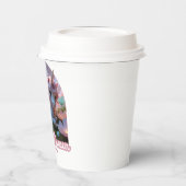 Weißes Einhorn mit Flügeln - Magic Queen 紙コップ (左)