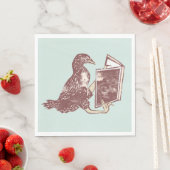 Weka Bird読は本だ スタンダードランチョンナプキン (インサイチュ)