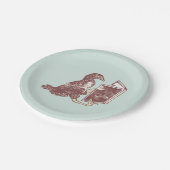 Weka Bird読は本だ ペーパープレート (アングル)