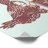 Weka Bird読は本だ ポスター (角)