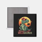 Welasaurus Dino恐竜Wela-saurus Tレックス母 マグネット (正面/裏面)