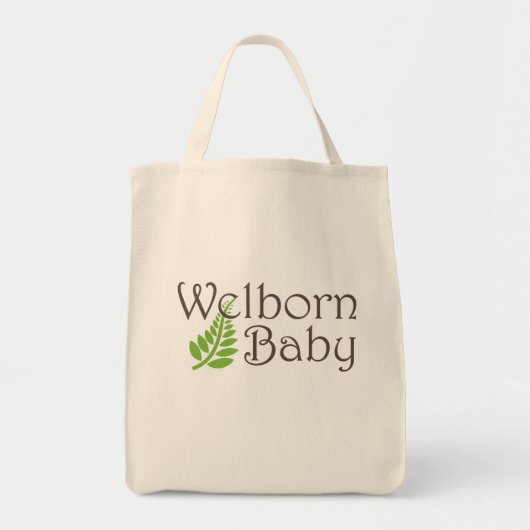 Welbornのベビーの食料雑貨のトート トートバッグ (正面)