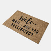 Welcは予防接種を受けた ドアマット (アングル)