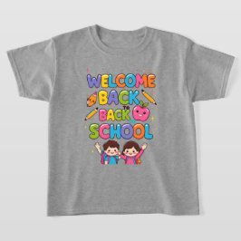 WELCOME新学期カラフル- Kids T-Shirt Des Tシャツ