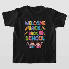 WELCOME新学期カラフル- Kids T-Shirt Des Tシャツ
