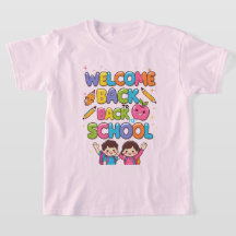 WELCOME新学期カラフル- Kids T-Shirt Des