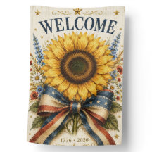 Welcome ガーデンフラッグ | アメリカ建国250周年 