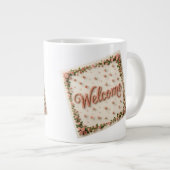 Welcome ジャンボコーヒーマグカップ (正面右)