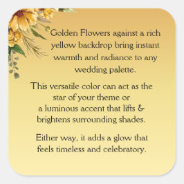 Welcome スクエアシール