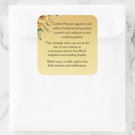 Welcome スクエアシール (バッグ)