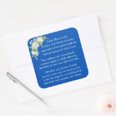 Welcome スクエアシール (封筒)