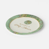 Welcome パーソナライズされた to the world Baby Shower ペーパープレート (アングル)