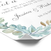 Welcome 結婚 A Seat Not a Side Poster Sign ポスター (角)