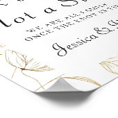 Welcome 結婚 A Seat Not a Side Poster Sign ポスター (角)