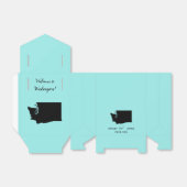 Welcome 結婚 to Washington Favorites Box with Map フェイバーボックス (折り畳みなし)