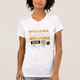 Welcome 2026 Gold New Year Celebration Tシャツ