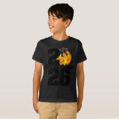 Welcome 2026 Happy New Year Disco Ball And Coquett Tシャツ (正面フル)