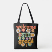 welcome 6th grade, first day of school, welcome トートバッグ (裏面)