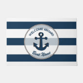 Welcome Aboard Customizable ドアマット (正面)