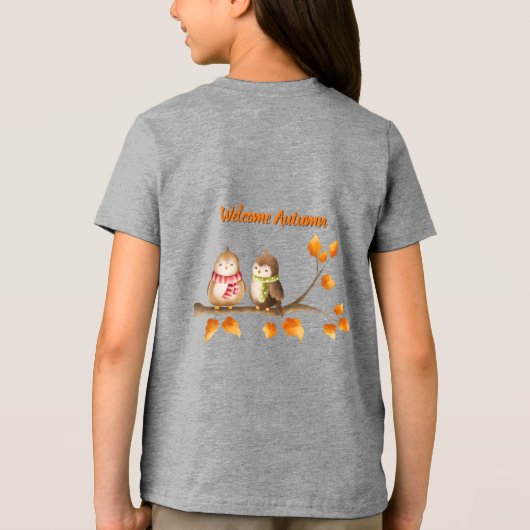 Welcome Autumn トライブレンドＴシャツ (裏面)