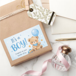 Welcome Baby Boy – A Bundle of Joy Sticker 長方形シール