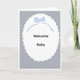 Welcome baby card カード