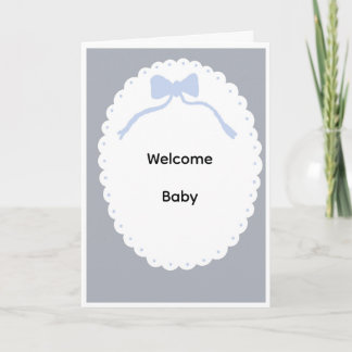 Welcome baby card カード
