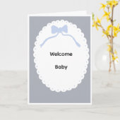 Welcome baby card カード (黄色い花)